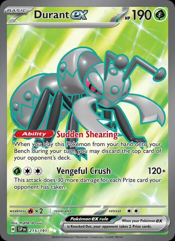 Durant ex — Surging Sparks, Ultra Rare