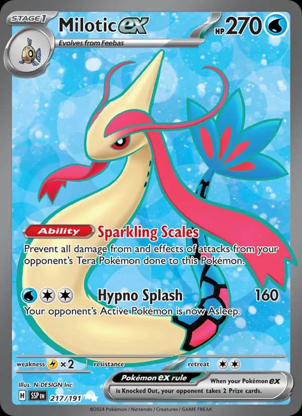 Milotic ex — Surging Sparks, Ultra Rare