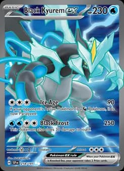 Black Kyurem ex — Surging Sparks — Ultra Rare