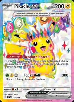Pikachu ex — Surging Sparks — Ultra Rare