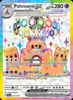 Palossand ex — Surging Sparks — Ultra Rare