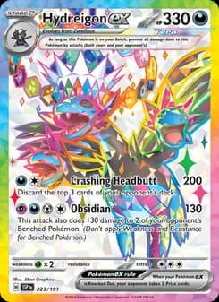 Hydreigon ex — Surging Sparks — Ultra Rare