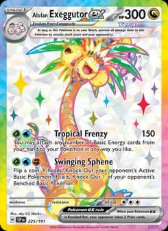 Alolan Exeggutor ex — Surging Sparks — Ultra Rare
