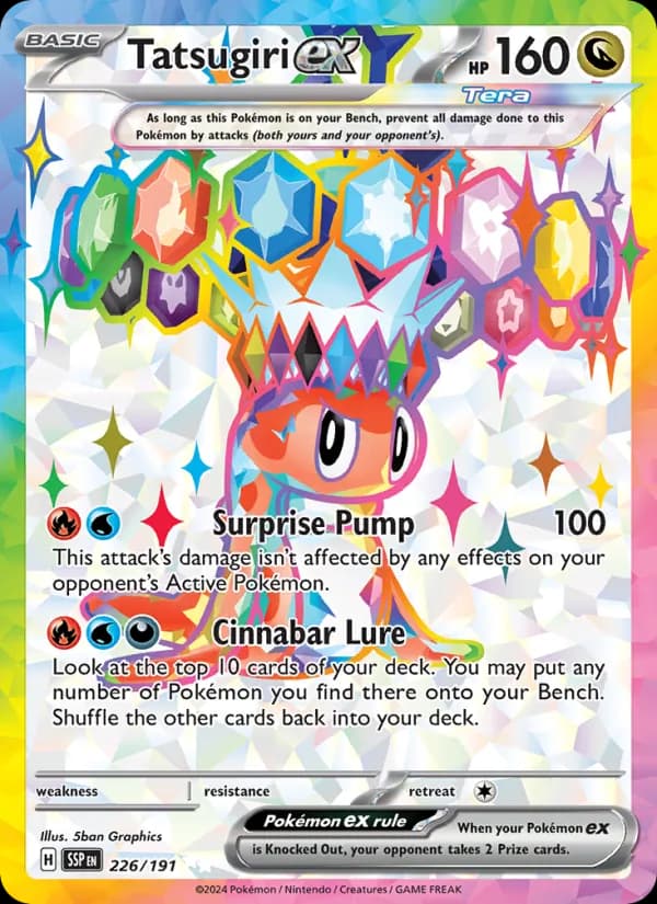 Tatsugiri ex — Surging Sparks, Ultra Rare