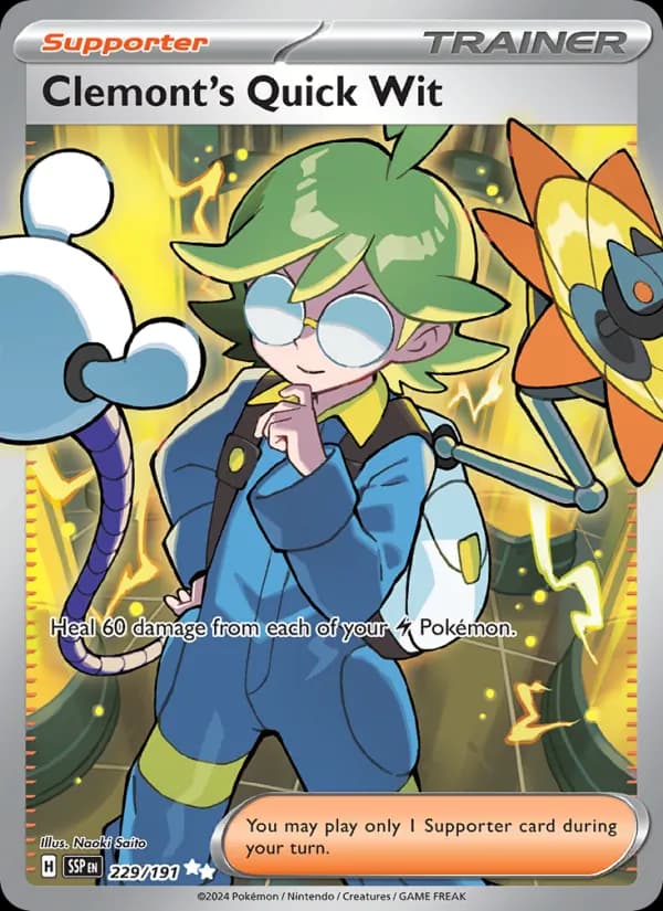 Clemont's Quick Wit — Surging Sparks, Ultra Rare