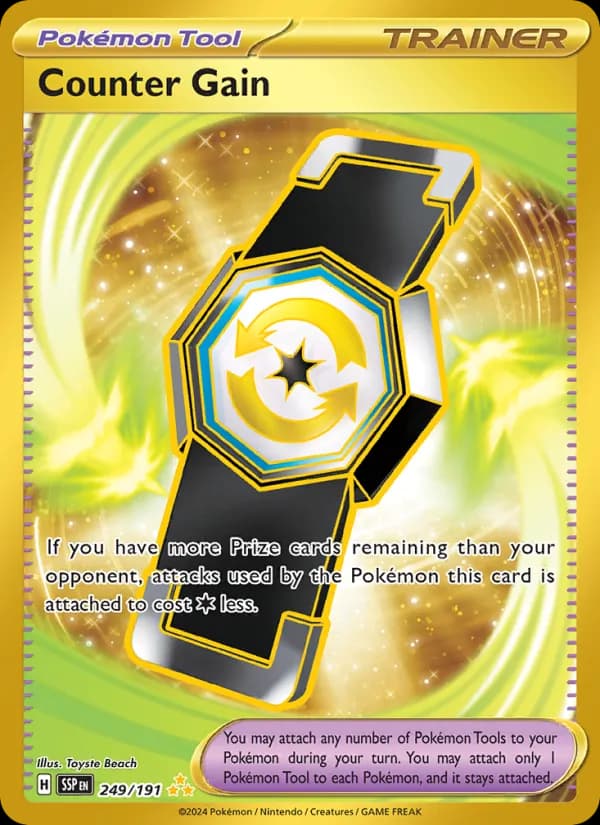 Counter Gain — Surging Sparks, Hyper rare