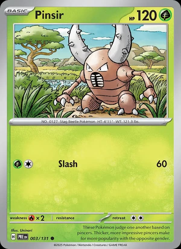 Pinsir — Prismatic Evolutions, Common
