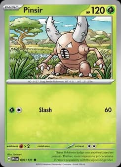 Pinsir — Prismatic Evolutions — Common