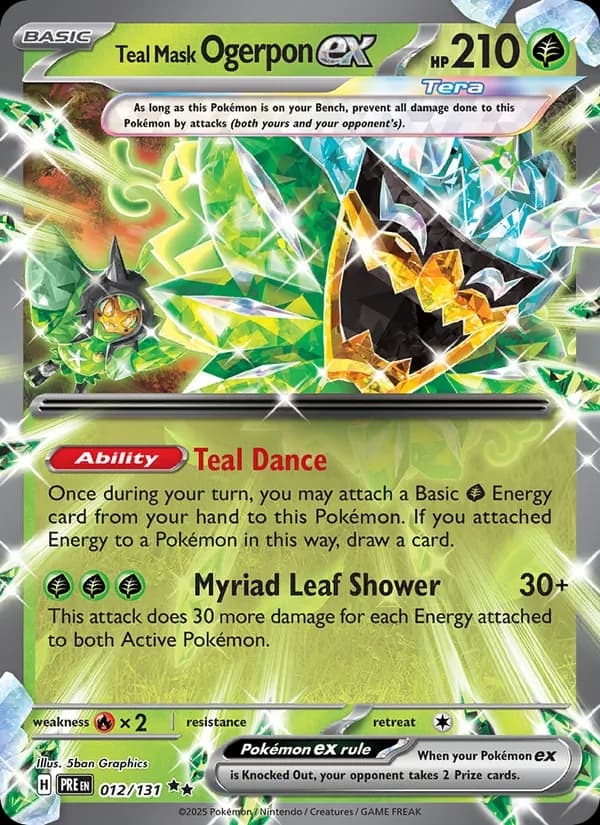 Teal Mask Ogerpon ex — Prismatic Evolutions, Double rare
