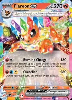 Flareon ex — Prismatic Evolutions — Double rare