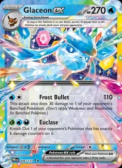 Glaceon ex — Prismatic Evolutions — Double rare