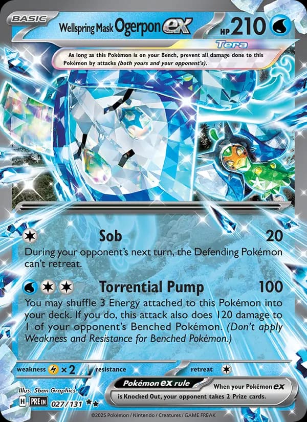 Wellspring Mask Ogerpon ex — Prismatic Evolutions, Double rare