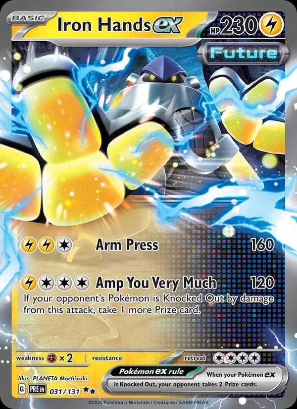 Iron Hands ex — Prismatic Evolutions, Double rare