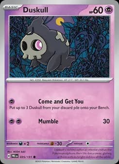 Duskull — Prismatic Evolutions — Common