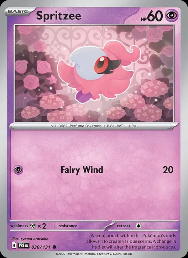 Spritzee — Prismatic Evolutions, Common