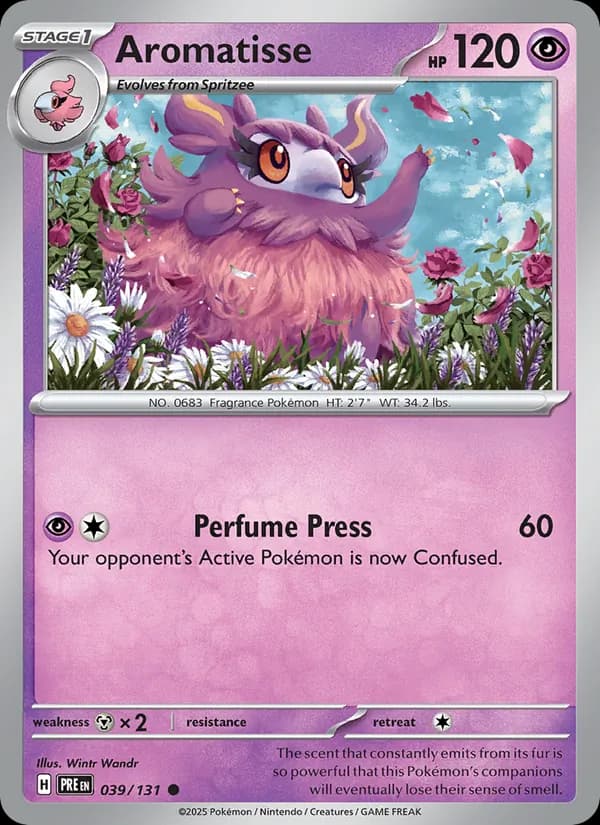 Aromatisse — Prismatic Evolutions, Common