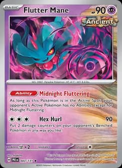Flutter Mane — Prismatic Evolutions — Rare