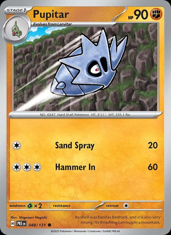 Pupitar — Prismatic Evolutions, Common