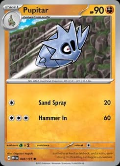 Pupitar — Prismatic Evolutions — Common