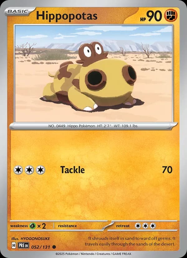 Hippopotas — Prismatic Evolutions, Common