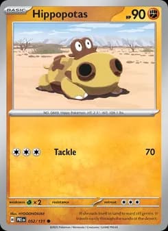 Hippopotas — Prismatic Evolutions — Common