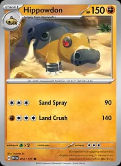Hippowdon — Prismatic Evolutions — Common