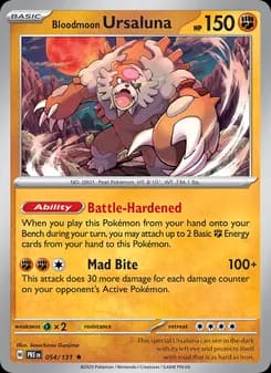 Bloodmoon Ursaluna — Prismatic Evolutions — Rare