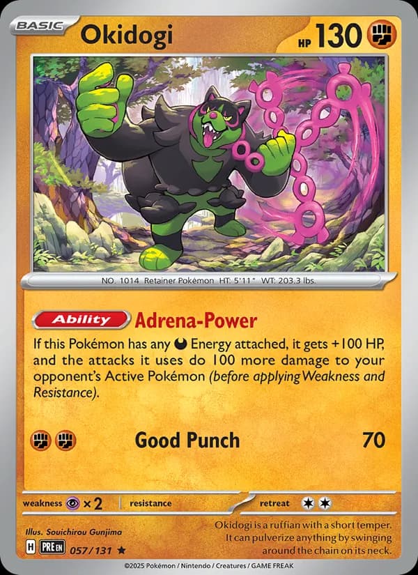 Okidogi — Prismatic Evolutions, Rare