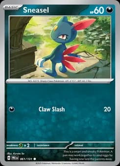 Sneasel — Prismatic Evolutions — Common