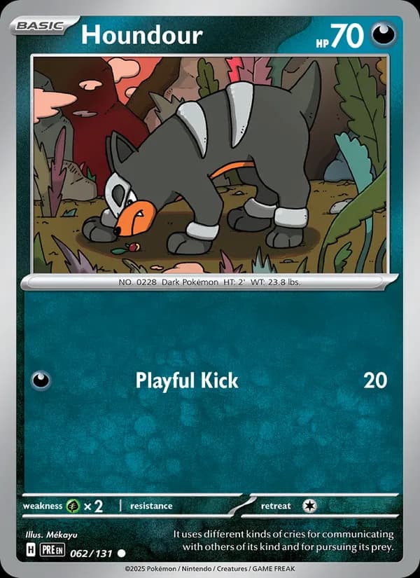 Houndour — Prismatic Evolutions, Common