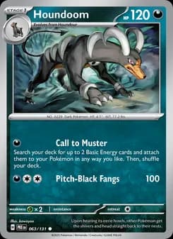 Houndoom — Prismatic Evolutions — Common