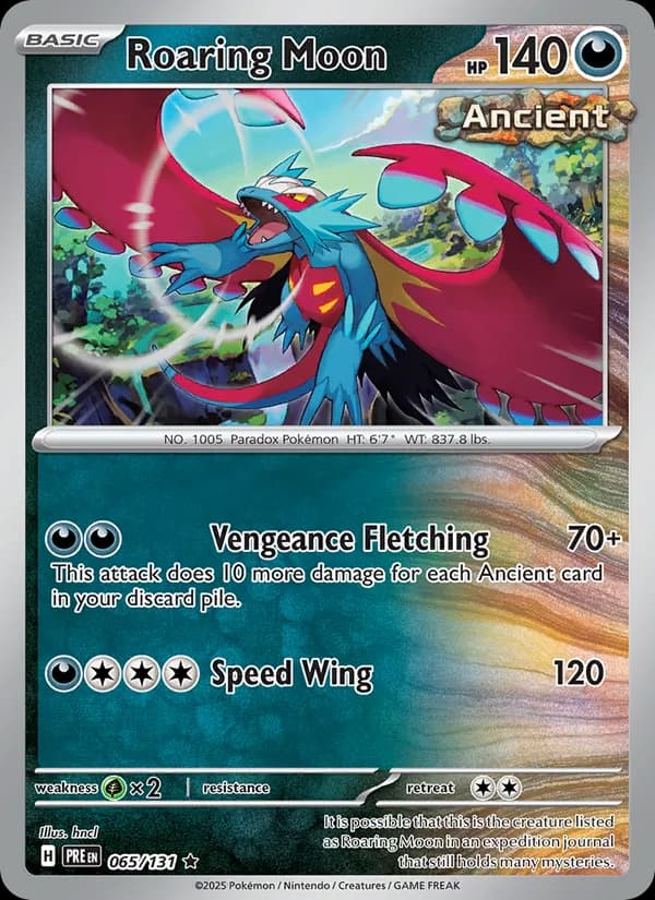 Roaring Moon — Prismatic Evolutions, Rare