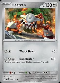 Heatran — Prismatic Evolutions — Uncommon