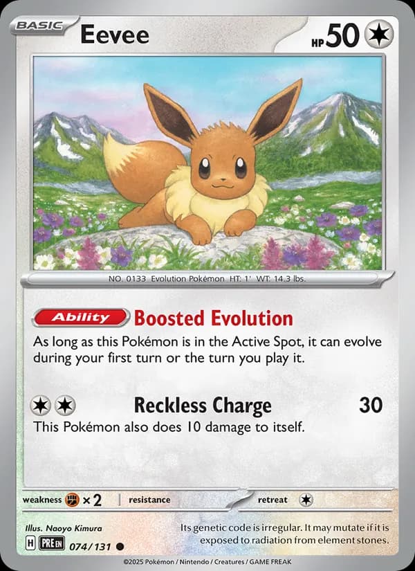 Eevee — Prismatic Evolutions, Common