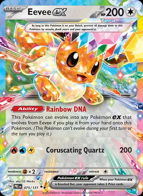 Eevee ex — Prismatic Evolutions, Double rare