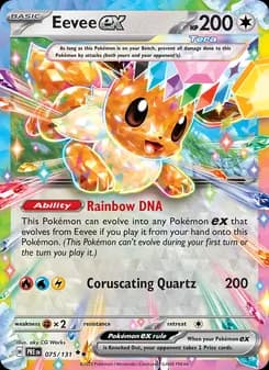 Eevee ex — Prismatic Evolutions — Double rare