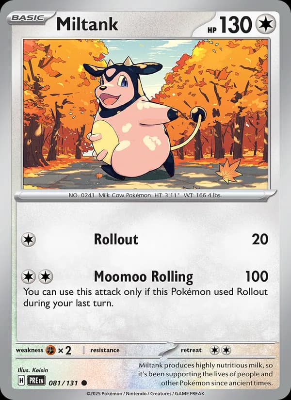 Miltank — Prismatic Evolutions, Common