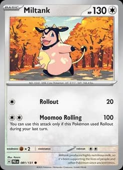 Miltank — Prismatic Evolutions — Common