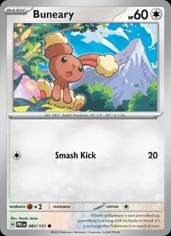 Buneary — Prismatic Evolutions — Common