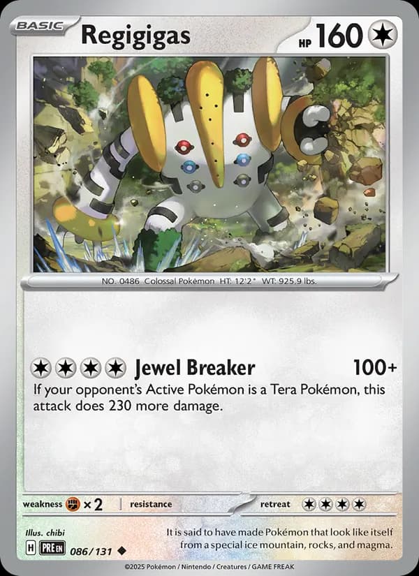 Regigigas — Prismatic Evolutions, Uncommon