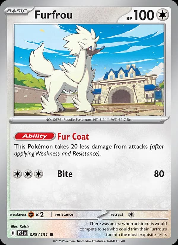 Furfrou — Prismatic Evolutions, Common