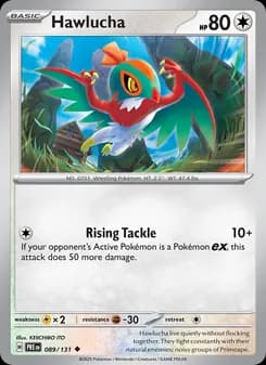 Hawlucha — Prismatic Evolutions — Uncommon