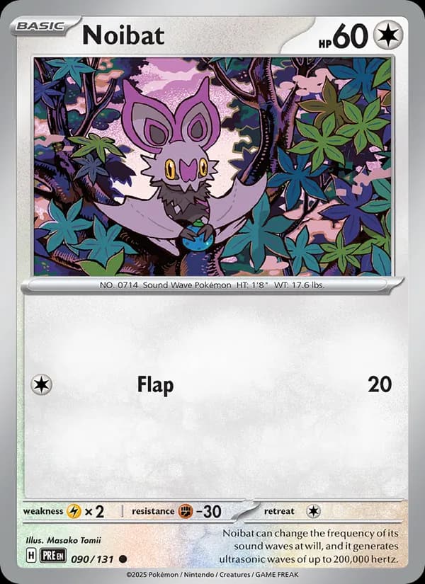 Noibat — Prismatic Evolutions, Common