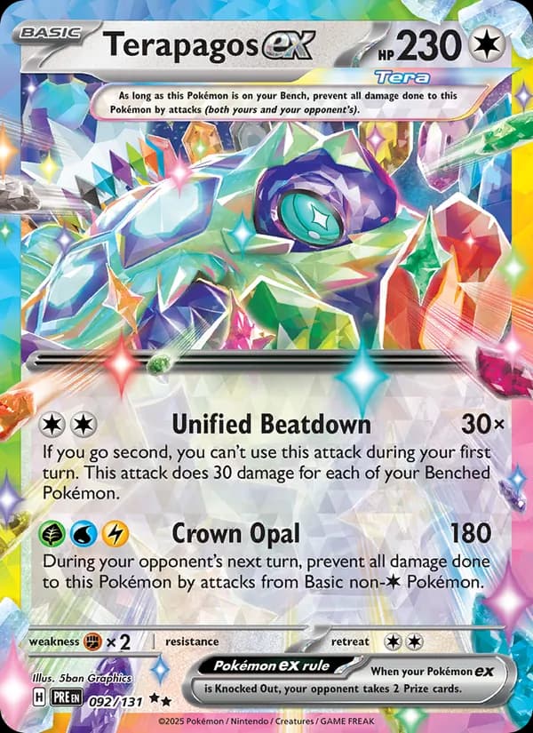 Terapagos ex — Prismatic Evolutions, Double rare