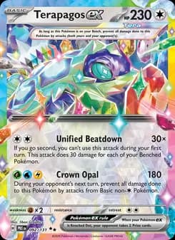 Terapagos ex — Prismatic Evolutions — Double rare