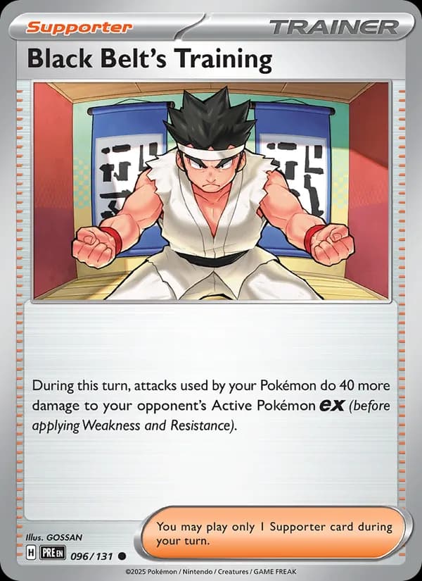 Black Belt's Training — Prismatic Evolutions, Common