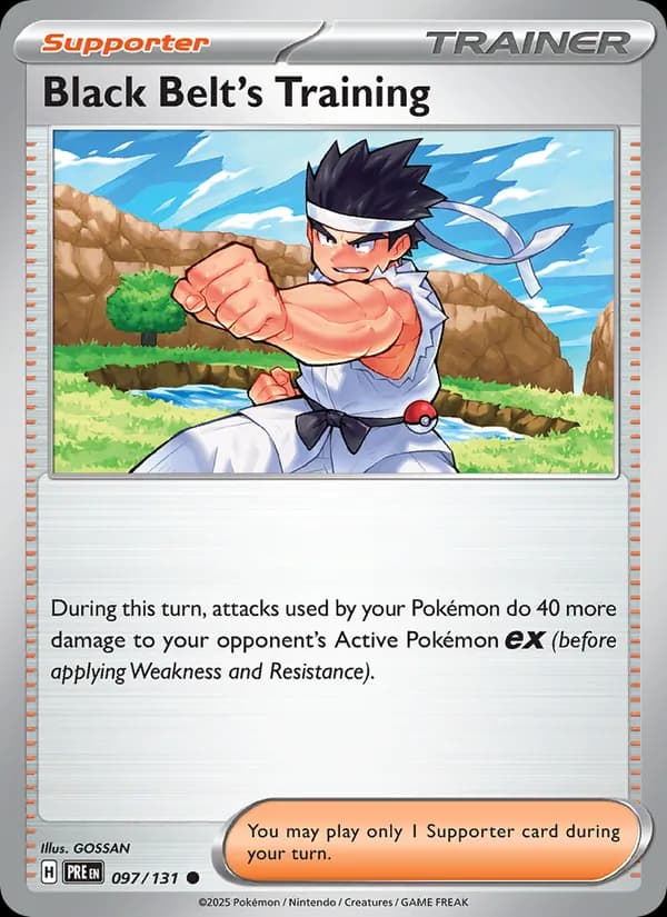 Black Belt's Training — Prismatic Evolutions, Common