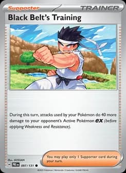 Black Belt's Training — Prismatic Evolutions — Common