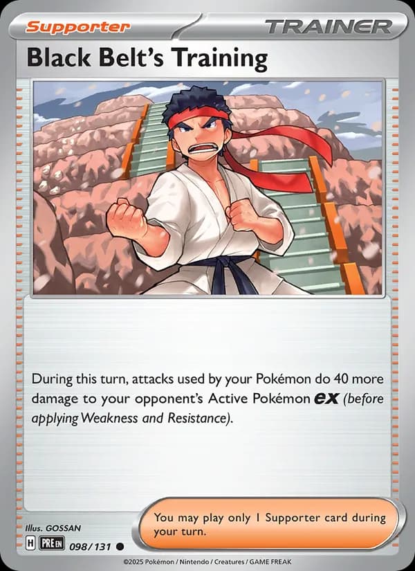 Black Belt's Training — Prismatic Evolutions, Common