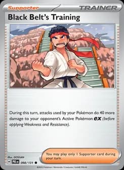 Black Belt's Training — Prismatic Evolutions — Common